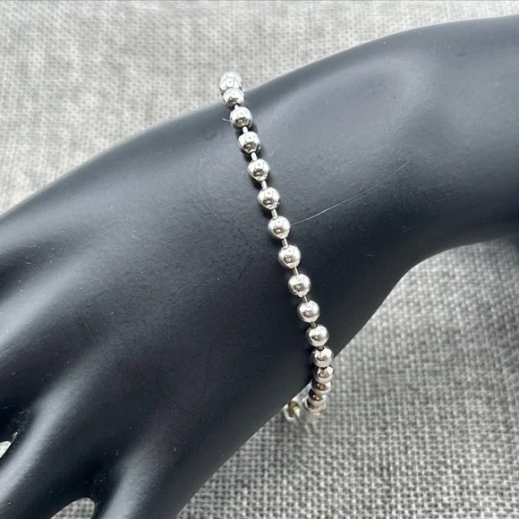 Vintage Sterling silver bracelet Italy #046 - Picture 2 of 8